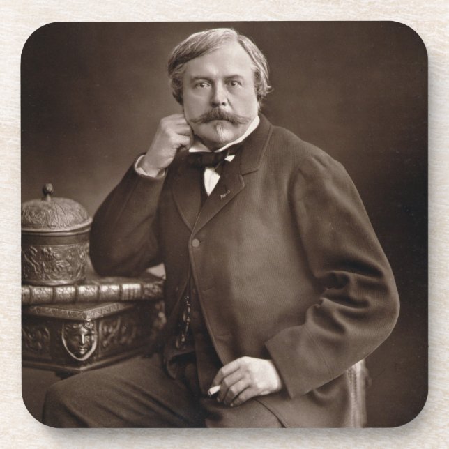 Edmond de Goncourt (1822-96) from 'Galerie Contemp Coaster (Front)