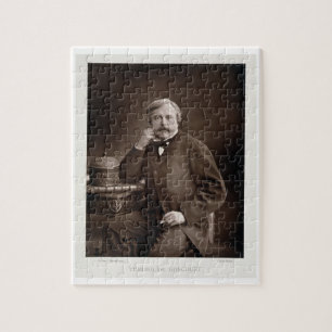 Edmond de Goncourt (1822-96) from 'Galerie Contemp Jigsaw Puzzle
