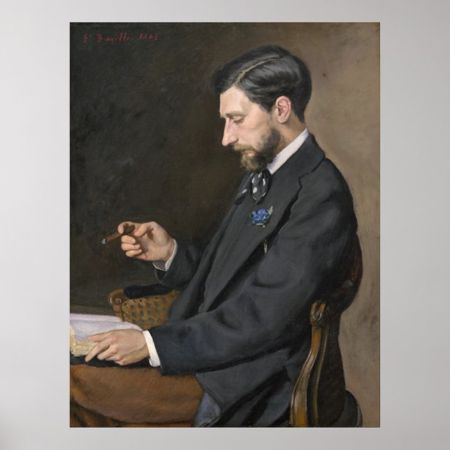 Edmond Maître - Frédéric Bazille Fine Art Poster (Front)
