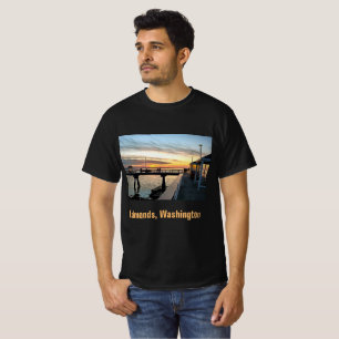 Edmonds Washington Pier at Sunset T-Shirt
