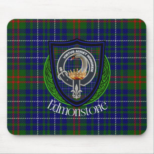Edmonstone Scottish Clan Tartan & Crest Mouse Mat