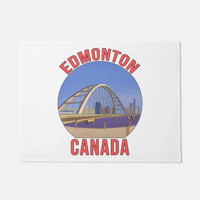 Edmonton Alberta Canada Doormat (Front)
