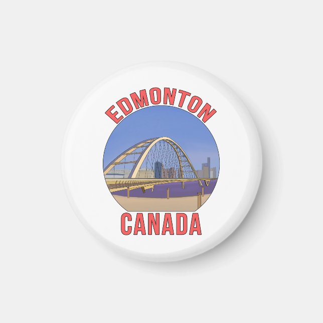 Edmonton Alberta Canada Magnet (Front)