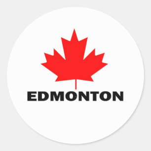 Edmonton, Alberta Classic Round Sticker