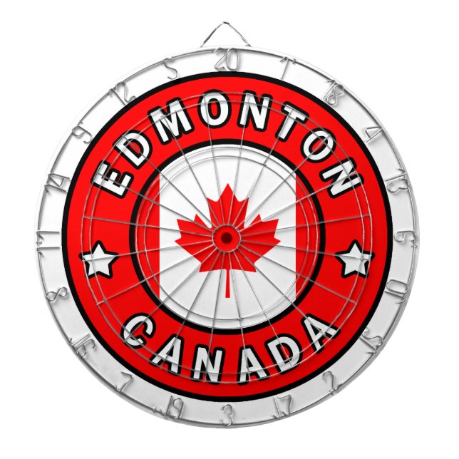 Edmonton Canada Dartboard (Front)