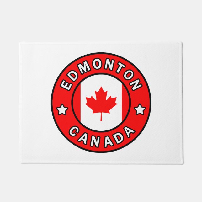 Edmonton Canada Doormat (Front)