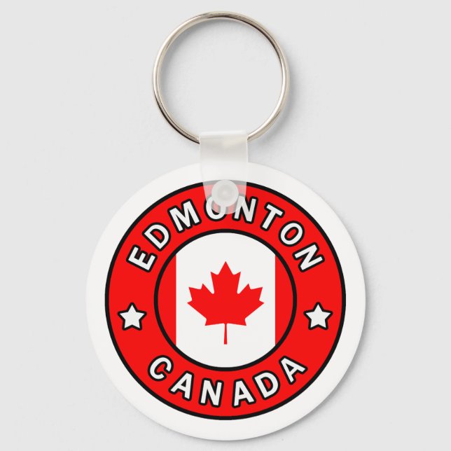 Edmonton Canada Key Ring (Front)
