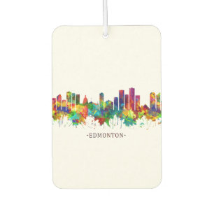 Edmonton Canada Skyline Car Air Freshener