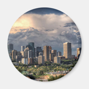 Edmonton, Canada skyline Magnet