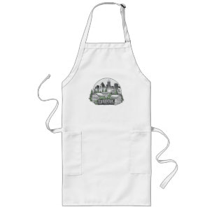 Edmonton City Canada Long Apron