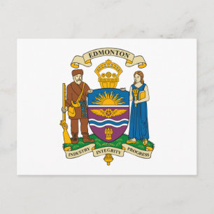 Edmonton Coat of Arms Postcard