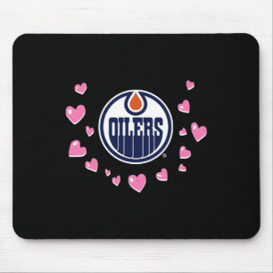 Edmonton Oilers Valentine Love Nhl Officially Lice Mouse Mat