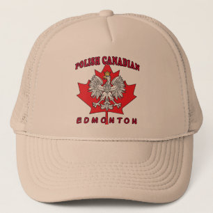 Edmonton Polish Canadian Leaf Trucker Hat