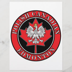 Edmonton Round Polish Canadian Leaf Flyer