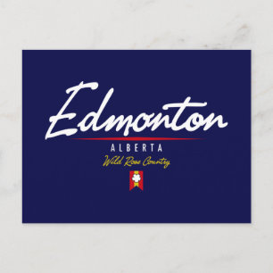 Edmonton Script Postcard