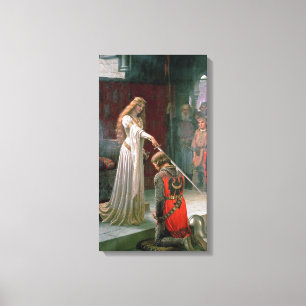 Edmund Blair Leighton Accolade Canvas Print