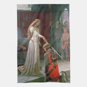 Edmund Blair Leighton Accolade Tea Towel