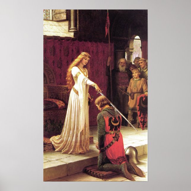 Edmund Blair Leighton: The Accolade Poster (Front)