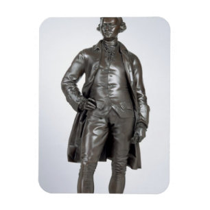 Edmund Burke (1729-97) 1865 (bronze) Magnet