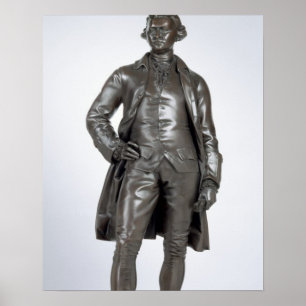 Edmund Burke (1729-97) 1865 (bronze) Poster