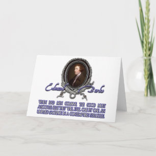 Edmund Burke Quote:  When Bad Men Combine Card