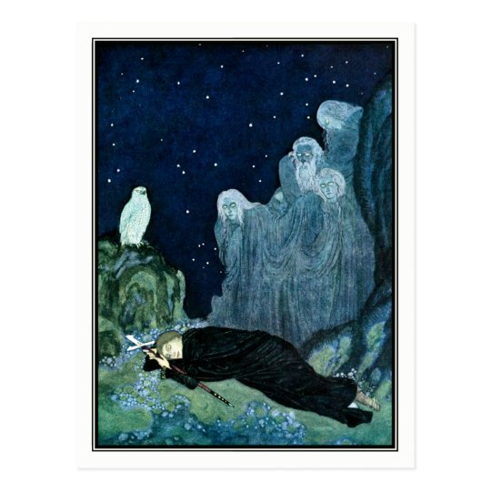 Edmund Dulac - The Dreamer of Dreams Postcard