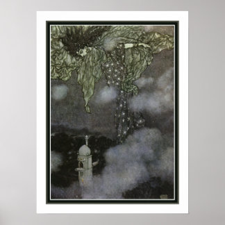 Edmund Dulac "The Sleeve of Night" ca 1903 Poster