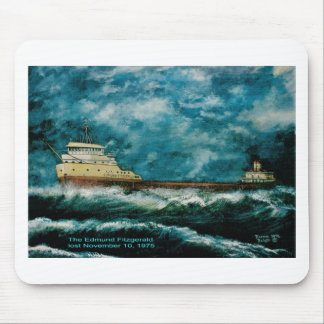 Edmund Fitsgerald 1996 with text Mouse Mat