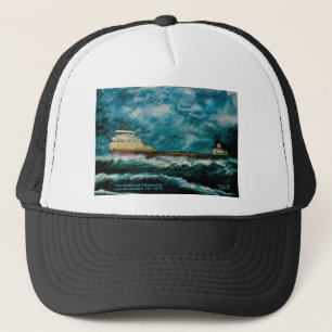Edmund Fitsgerald 1996 with text Trucker Hat