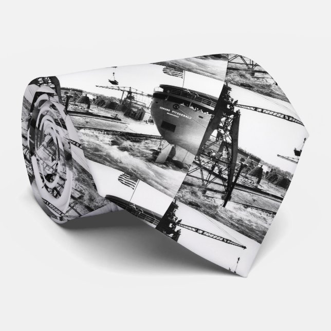 Edmund Fitzgerald Tie (Rolled)