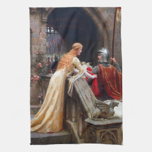 Edmund Leighton God Speed Tea Towel