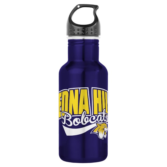 Edna Hill Bobcats Water Bottle (Front)