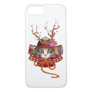 Edo Japanese Samurai Neko Kitten iPhone 8/7 Case