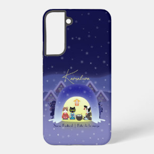 Edo-Neko's Snowy Celebration Samsung Galaxy Case