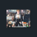 Edouard Manet - A Bar at the Folies-Bergere Canvas Print<br><div class="desc">A Bar at the Folies-Bergere / Un bar aux Folies Bergere - Edouard Manet in 1882</div>