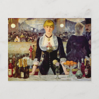 Edouard Manet - A Bar at the Folies-Bergere Card