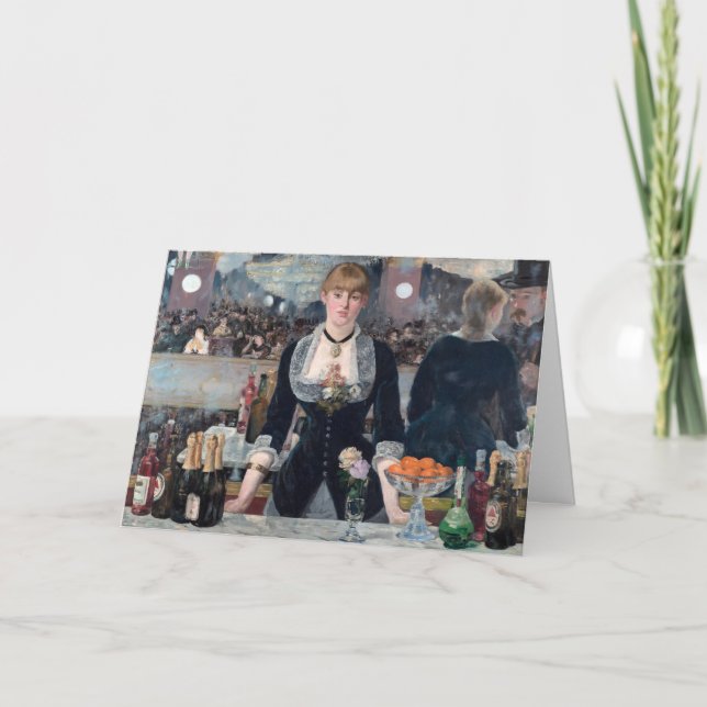 Edouard Manet - A Bar at the Folies-Bergere Card (Front)