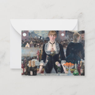 Edouard Manet - A Bar at the Folies-Bergere Card