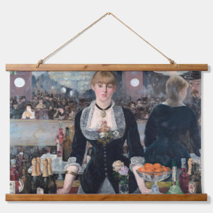 Edouard Manet - A Bar at the Folies-Bergere Hanging Tapestry