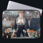Edouard Manet - A Bar at the Folies-Bergere Laptop Sleeve<br><div class="desc">A Bar at the Folies-Bergere / Un bar aux Folies Bergere - Edouard Manet in 1882</div>