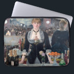 Edouard Manet - A Bar at the Folies-Bergere Laptop Sleeve<br><div class="desc">A Bar at the Folies-Bergere / Un bar aux Folies Bergere - Edouard Manet in 1882</div>