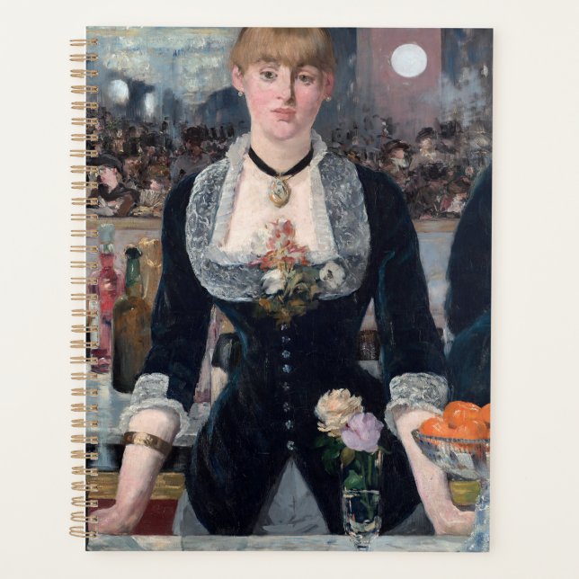 Edouard Manet - A Bar at the Folies-Bergere Planner (Front)