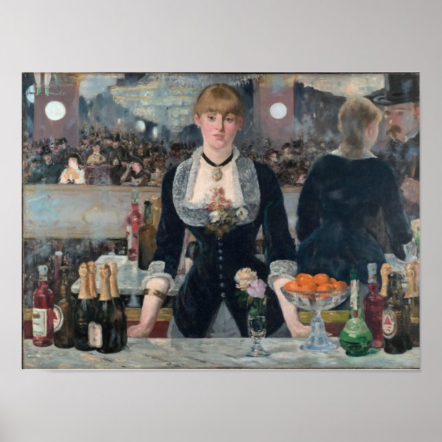 Edouard Manet - A Bar At The Folies-Bergere Poster (Front)