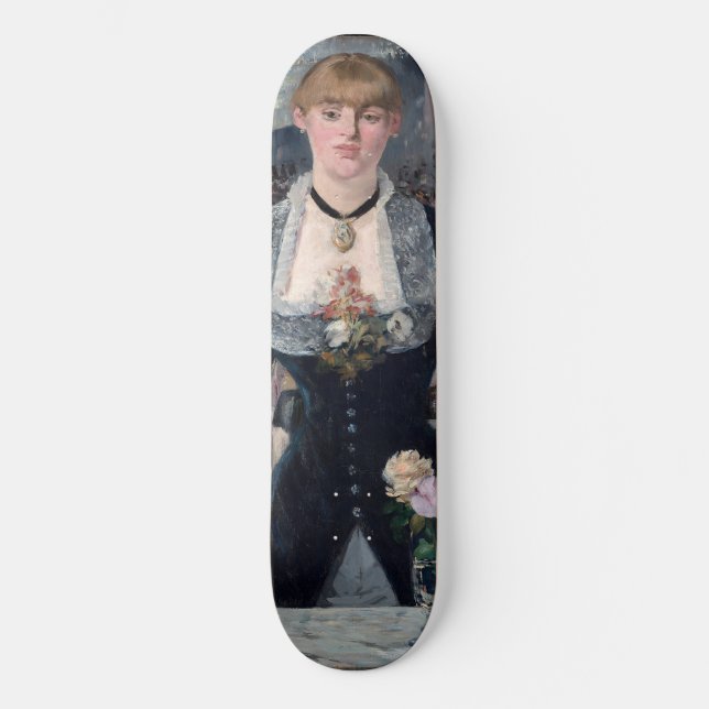 Edouard Manet - A Bar at the Folies-Bergere Skateboard (Front)