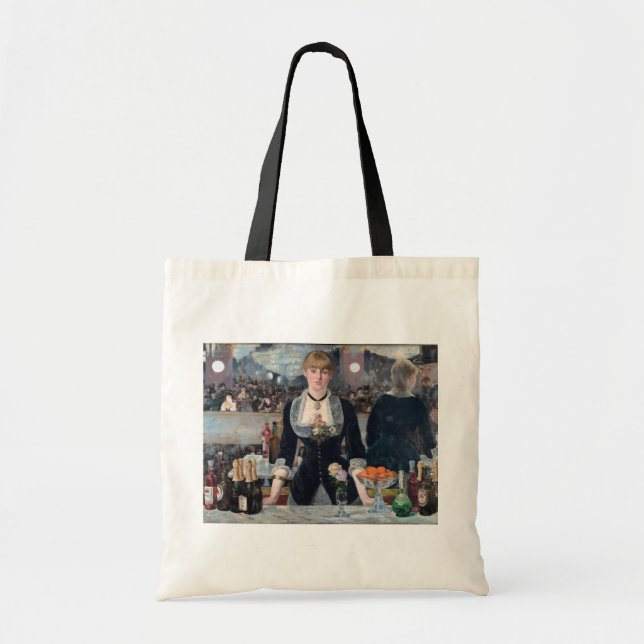 Edouard Manet - A Bar at the Folies-Bergere Tote Bag (Front)