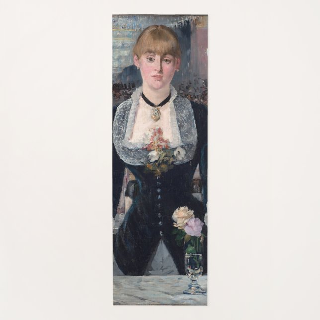 Edouard Manet - A Bar at the Folies-Bergere Yoga Mat (Front)