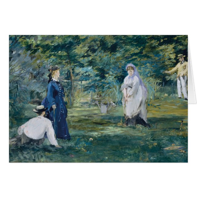 Edouard Manet - A Game of Croquet (Front Horizontal)