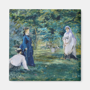 Edouard Manet - A Game of Croquet Magnet