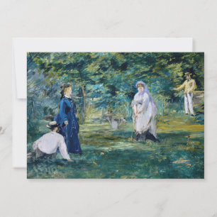 Edouard Manet - A Game of Croquet Thank You Card