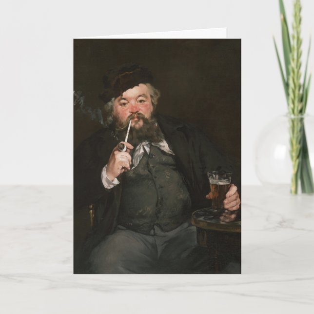 Edouard Manet - A Good Glass of Beer / Le bon bock Card (Front)